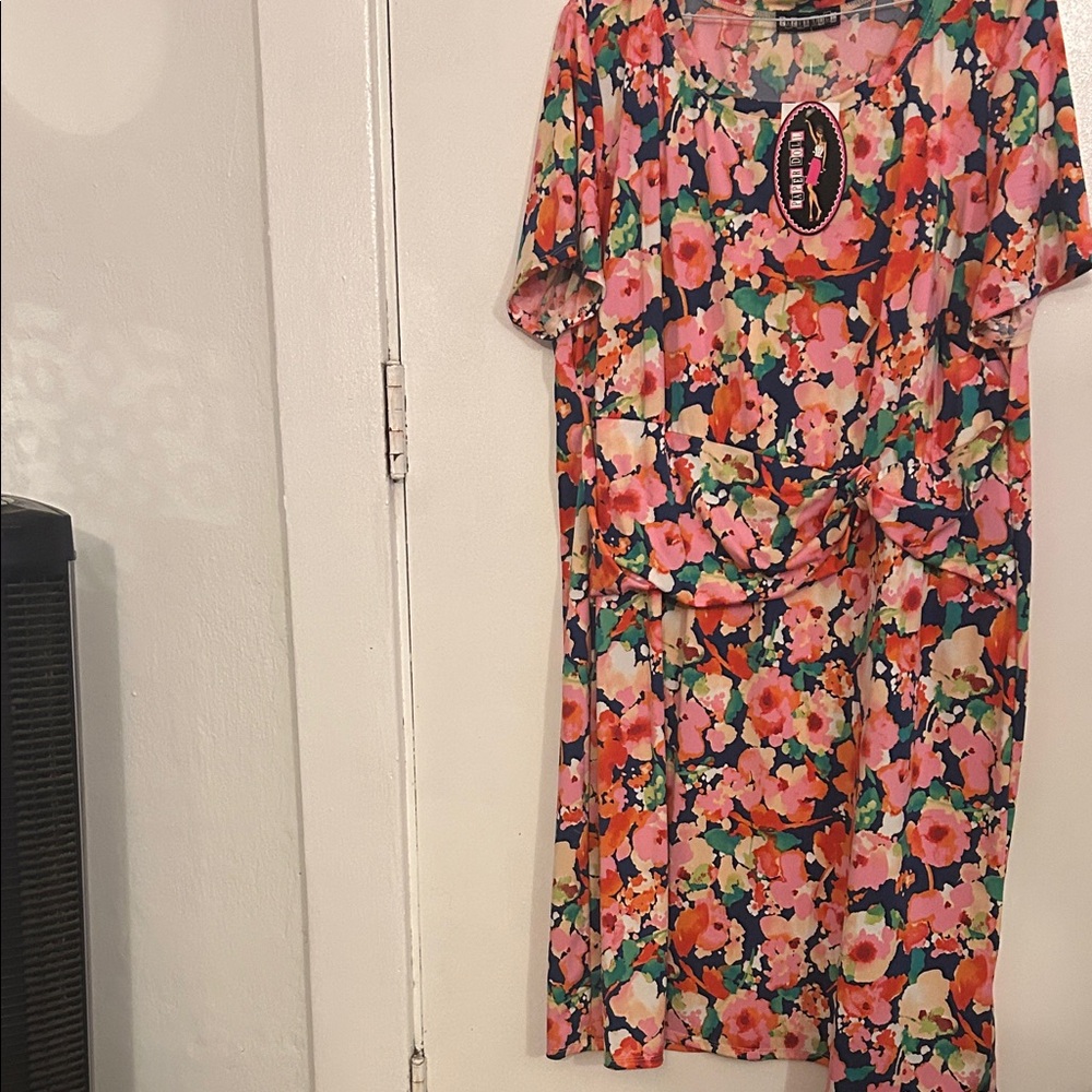 Paper Doll Floral Multicolor Dress